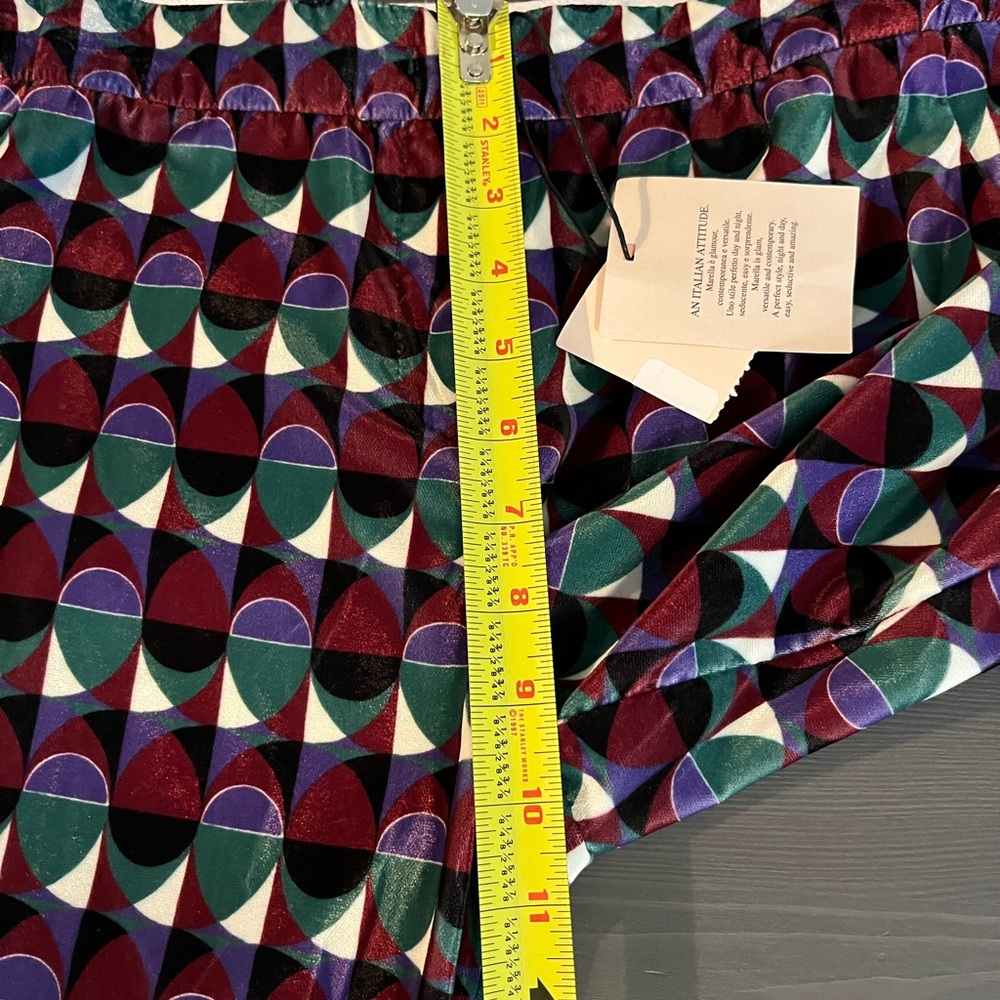 MARELLA Multicolor Geometric Trousers - Picture 9 of 11